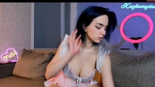 kayleecrystal - Private  Video saliva pinkhair squirtcum