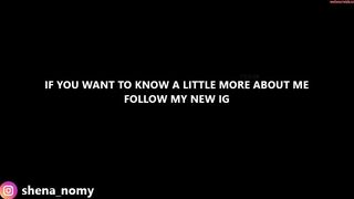 shena_nomy - Private  Video rich sugarbaby cumslut